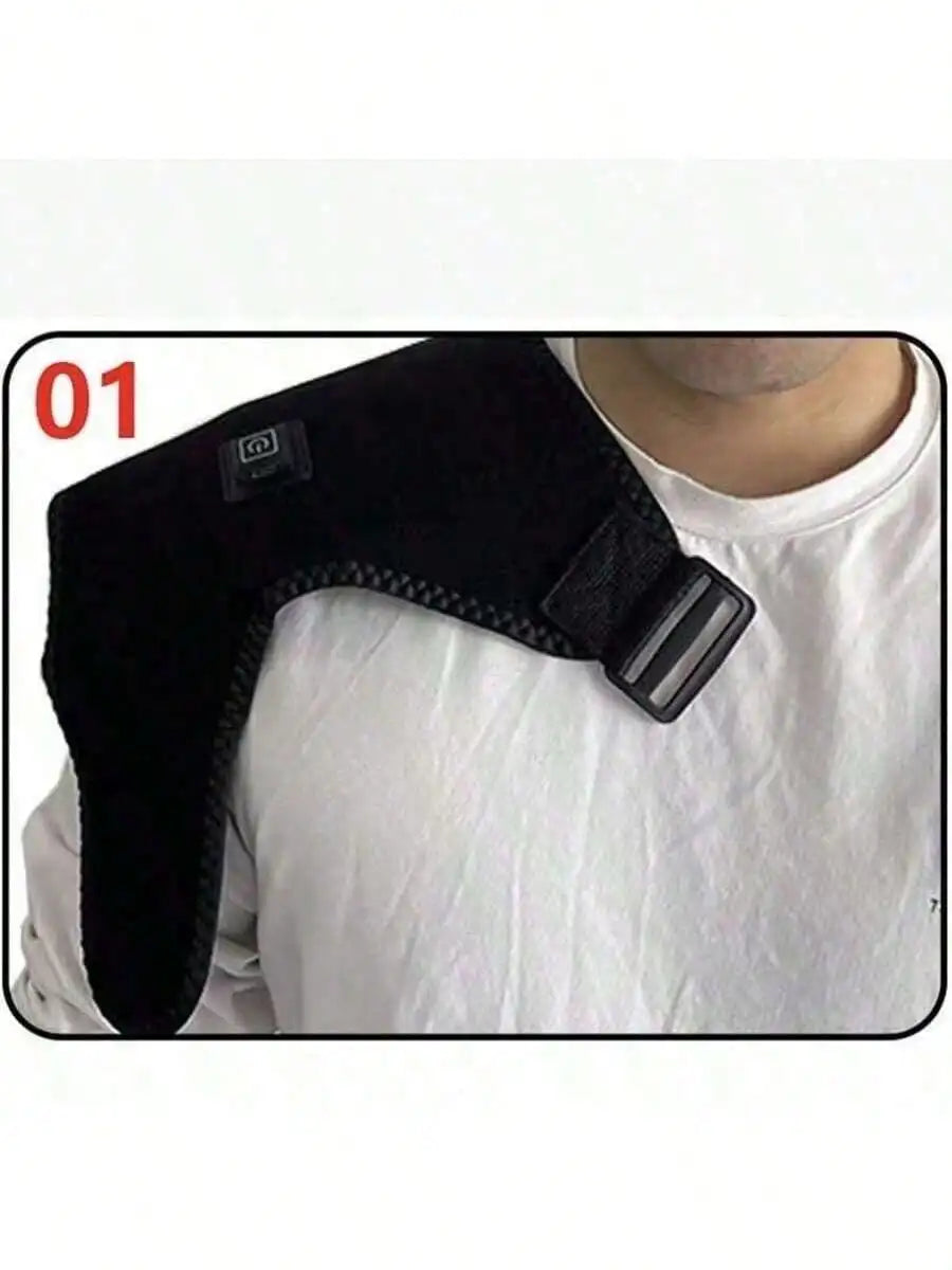 Heated Shoulder Heating Pad Bracket Vibrating Knee Heating Pad,Elbows, and Shoulders Warm and Relieving Exercise, Fitness