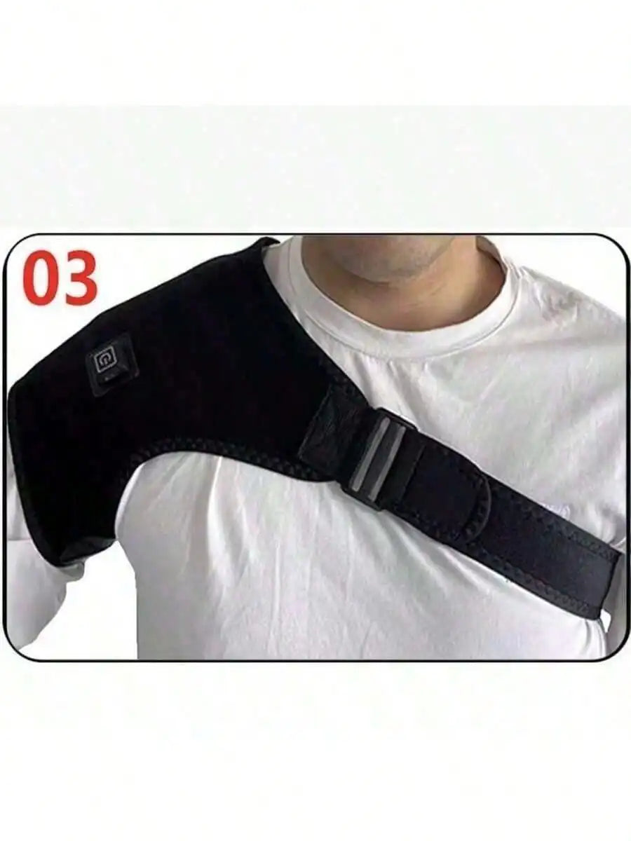Heated Shoulder Heating Pad Bracket Vibrating Knee Heating Pad,Elbows, and Shoulders Warm and Relieving Exercise, Fitness