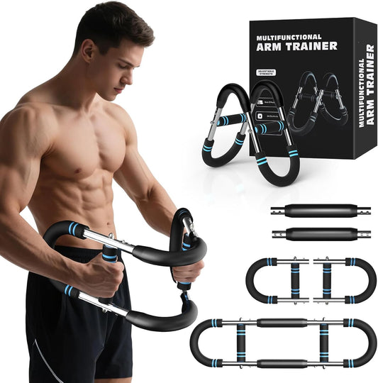 Twister Arm Trainer – 20–70Lb Adjustable Resistance Chest Workout Equipment – Portable Chest Clip Trainer and Arm Exerciser for Visible Gains and Sculpted Muscle